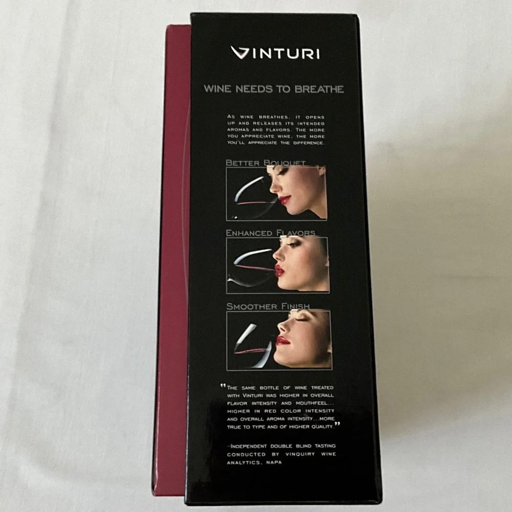 NIB Vinturi Deluxe Wine Aerator Set